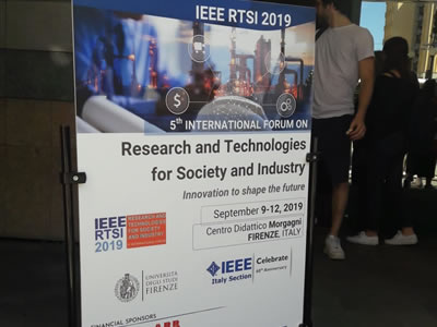 Presentazione del progetto Closetech al Congresso Internazionale RTSI 2019